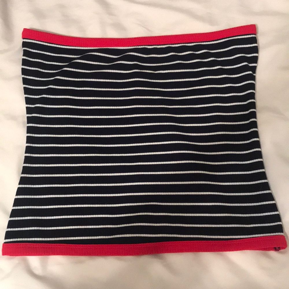 SERIOUSLY SOFT STRIPED TUBE TOP